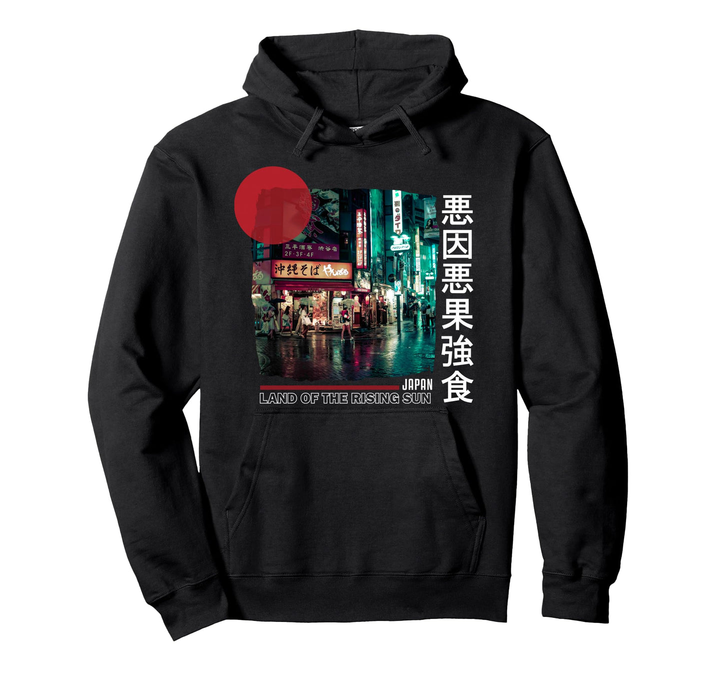Japan Street Aesthetic Edgy Streetwear Hoodie - Novelty Apparel Unisex - T-Shirt, Sweatshirt, Hoodie