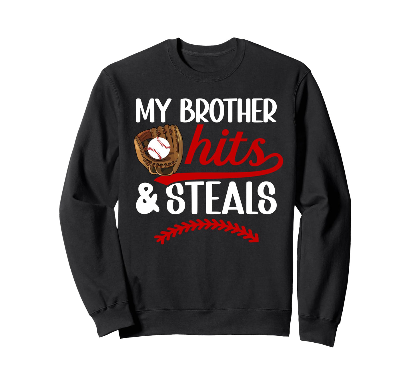 Funny Baseball Sister Baseball Sweatshirt - Streetwear Style for Adults - T-Shirt, Sweatshirt, Hoodie