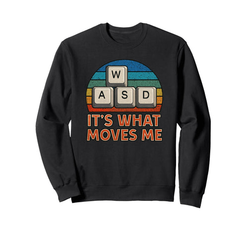 Wasd Gamer Keys Gaming Sweatshirt - Graphic Print Men Women - T-Shirt, Sweatshirt, Hoodie