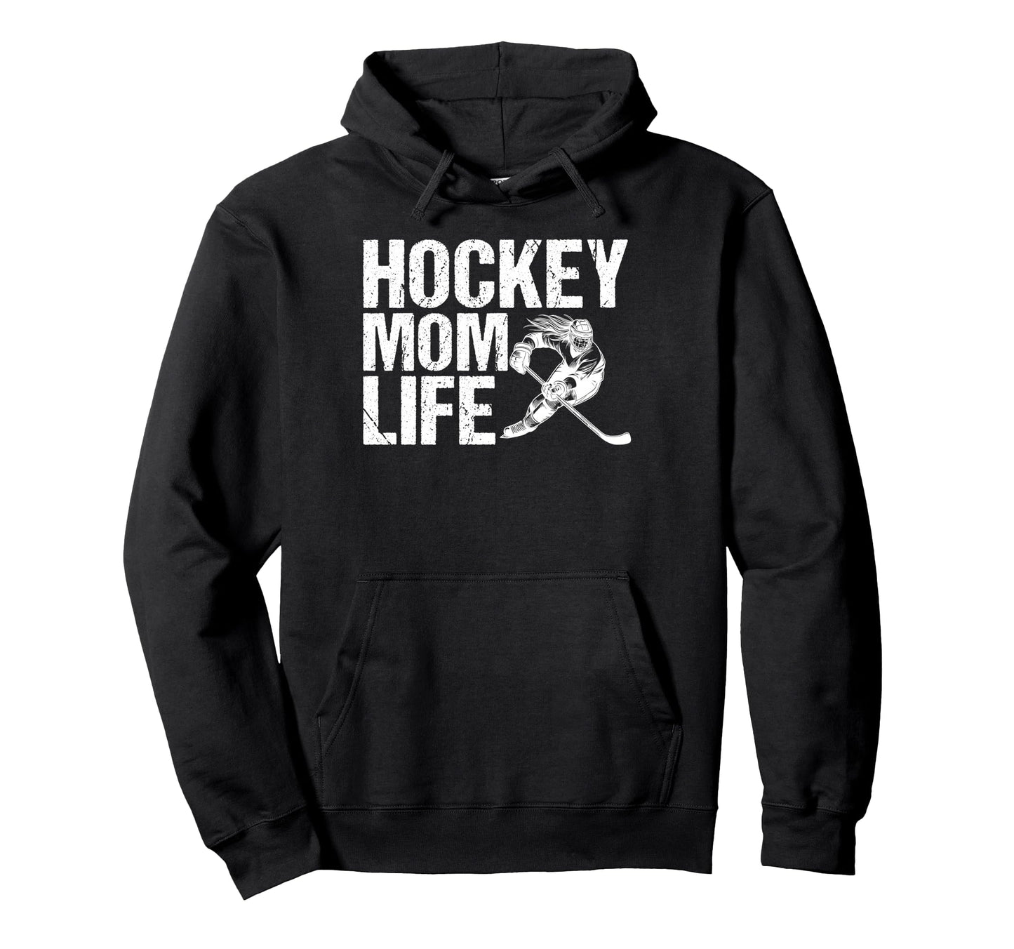Hockey Mom Life Game Day Sports Mom Hoodie - Graphic Print for Adults - T-Shirt, Sweatshirt, Hoodie
