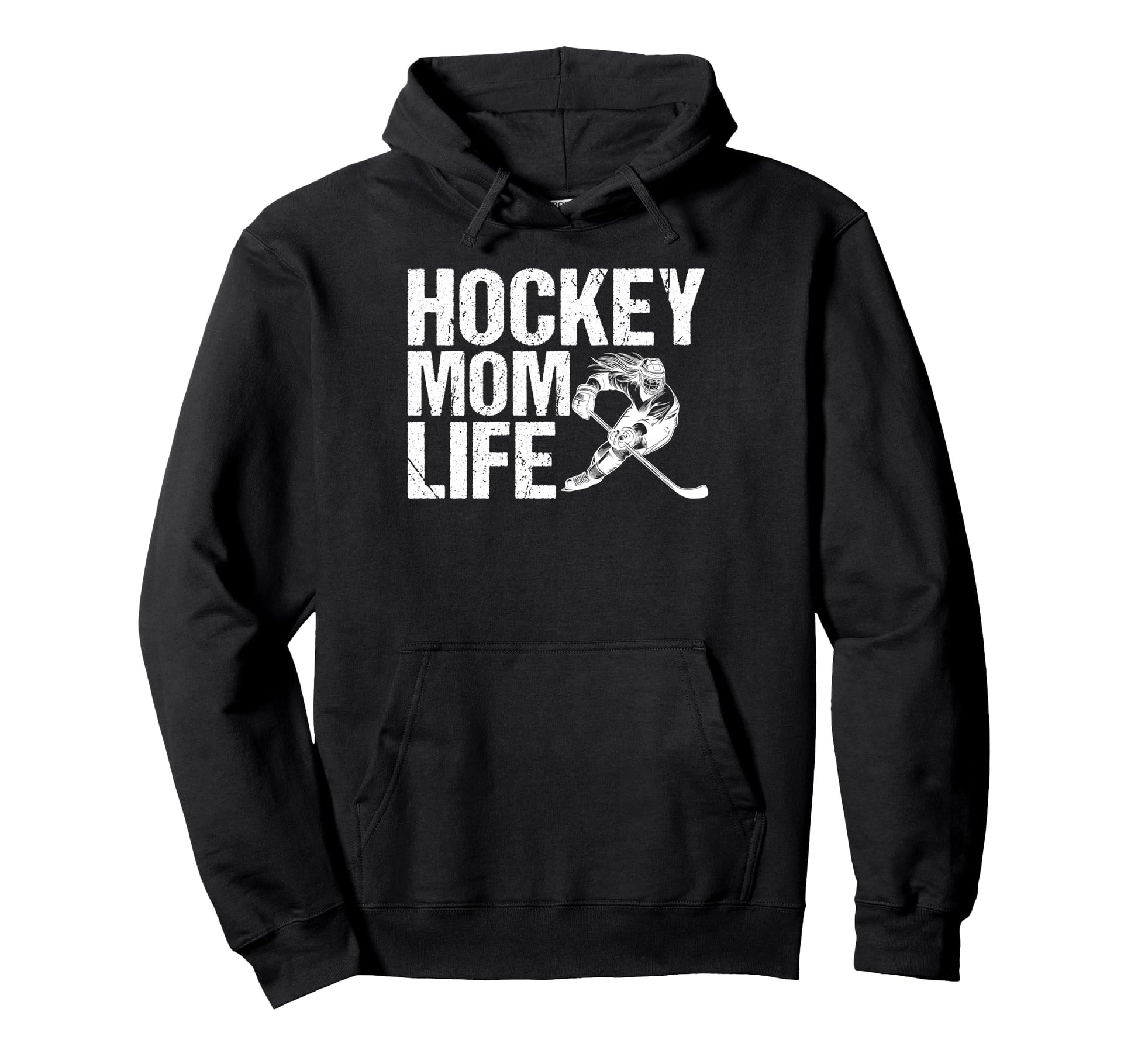 Hockey Mom Life Game Day Sports Mom Hoodie - Graphic Print for Adults - T-Shirt, Sweatshirt, Hoodie