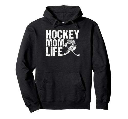 Hockey Mom Life Game Day Sports Mom Hoodie - Graphic Print for Adults - T-Shirt, Sweatshirt, Hoodie