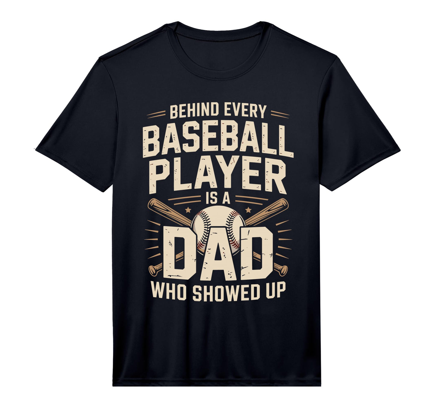 Mens Behind Every Baseball Player T-Shirt - Casual Everyday Wear Men Women - T-Shirt, Sweatshirt, Hoodie