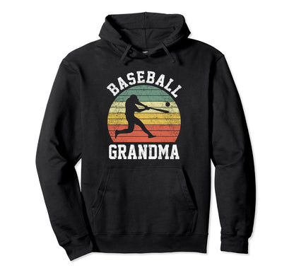 Baseball Grandma Baseball Lover Hoodie - Custom Art Print Unisex - T-Shirt, Sweatshirt, Hoodie