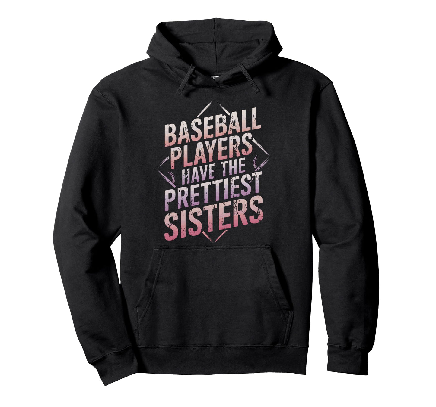 Baseball Player Sister Baseball Players Hoodie - Unique Graphic Men Women - T-Shirt, Sweatshirt, Hoodie