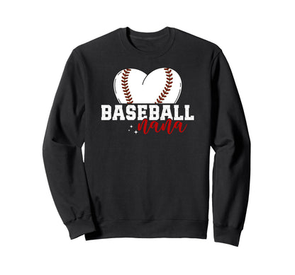 Baseball Nana Grandma Proud Nana Sweatshirt - Custom Art Print for Adults - T-Shirt, Sweatshirt, Hoodie