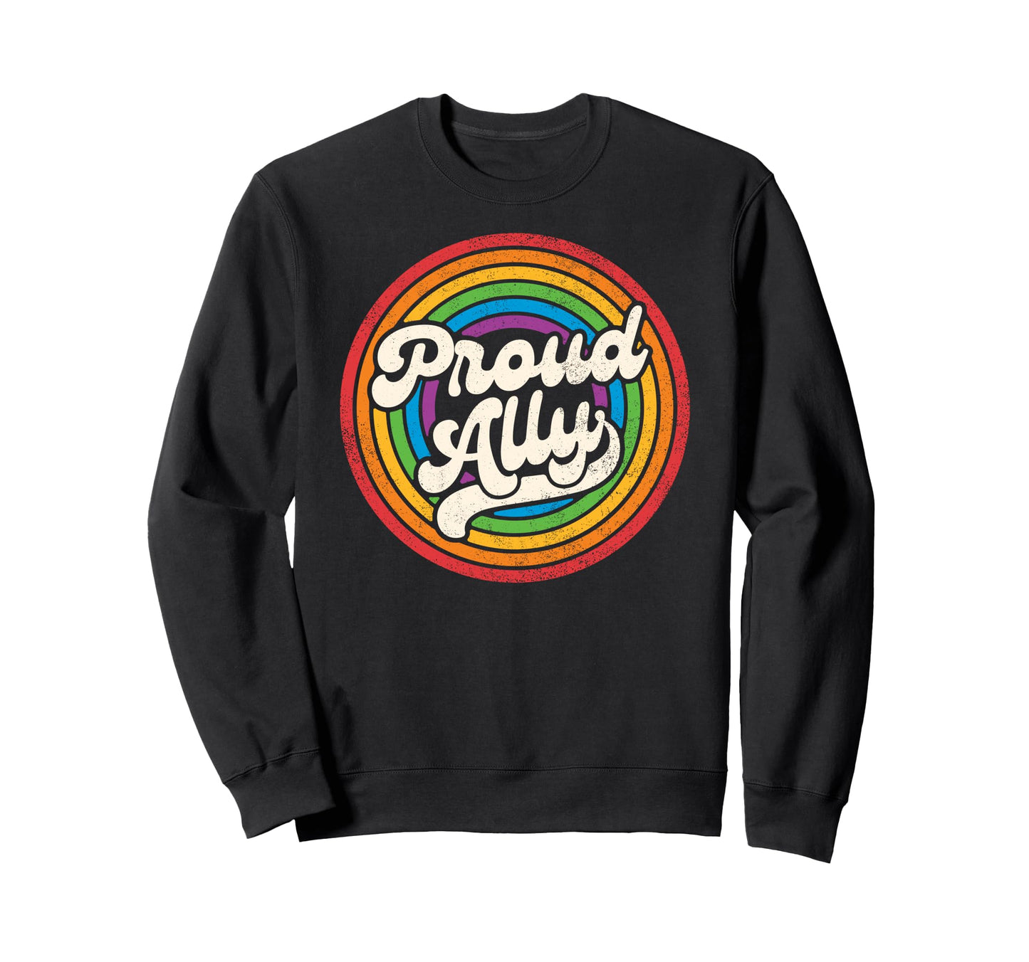 Lgbtq Proud Ally Lesbian Gay Pride Sweatshirt - Novelty Apparel Men Women - T-Shirt, Sweatshirt, Hoodie