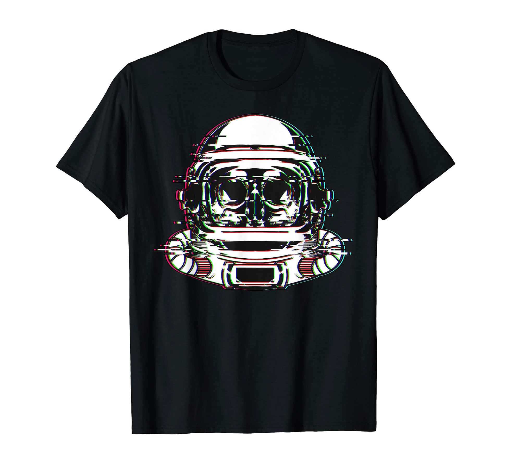 Astronaut Skull Vaporwave Aesthetic T-Shirt - Streetwear Style for Adults - T-Shirt, Sweatshirt, Hoodie