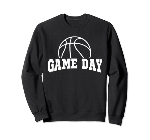 Basketball Game Day Basketball Mom Sweatshirt - Graphic Print Men Women - T-Shirt, Sweatshirt, Hoodie
