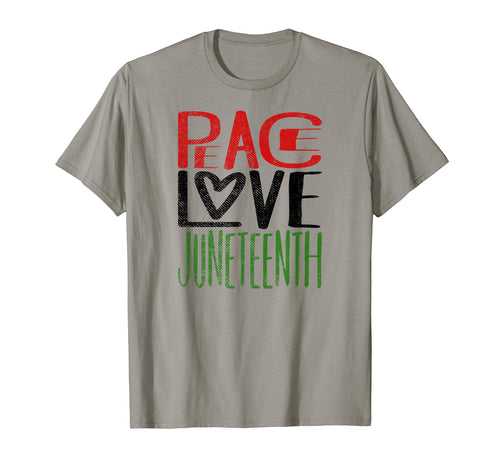 African American Black Pride Peace Love T-Shirt - Aesthetic Graphic Unisex - T-Shirt, Sweatshirt, Hoodie