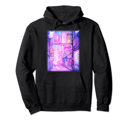 Japan City Pop Anime Vaporwave Kawaii Hoodie - Novelty Apparel Unisex - T-Shirt, Sweatshirt, Hoodie