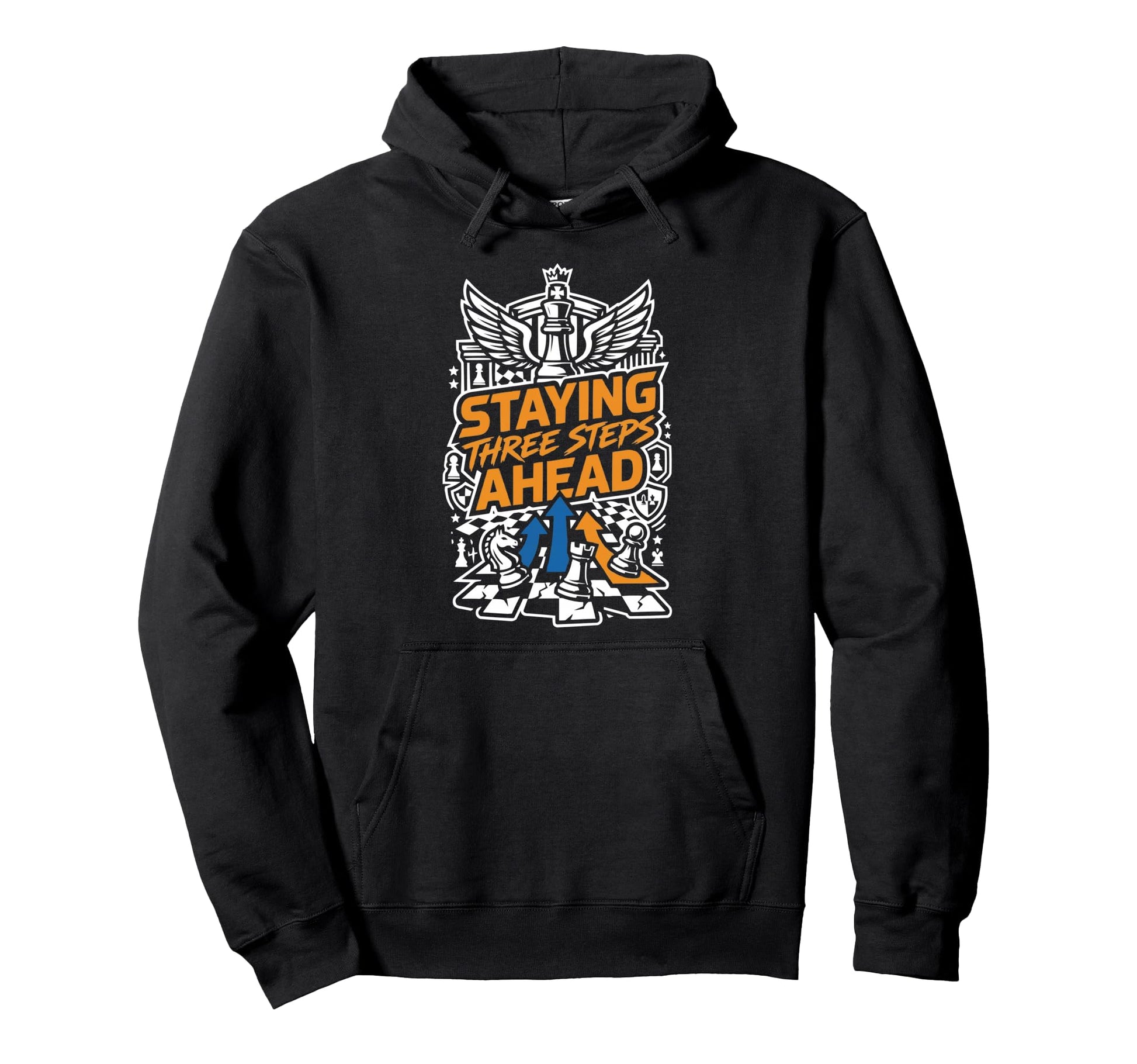 Chess Dad Board Game Daddy Checkmate Hoodie - Trendy Graphic Men Women - T-Shirt, Sweatshirt, Hoodie