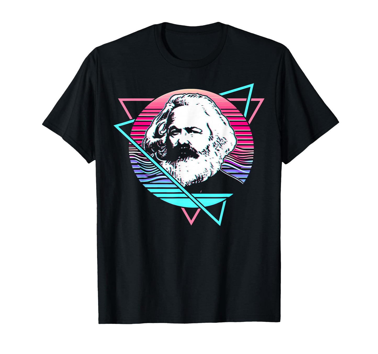 Karl Marx Communism Communist Vaporwave T-Shirt - Unique Graphic Men Women - T-Shirt, Sweatshirt, Hoodie