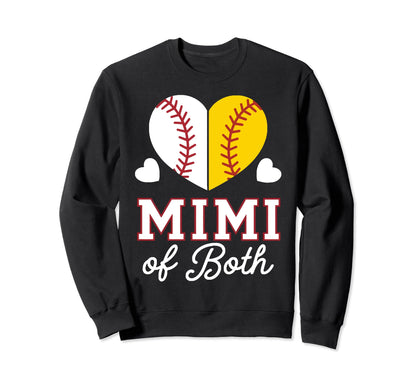 Mimi Baseball Grandma Grandmother Sweatshirt - Novelty Apparel Unisex - T-Shirt, Sweatshirt, Hoodie