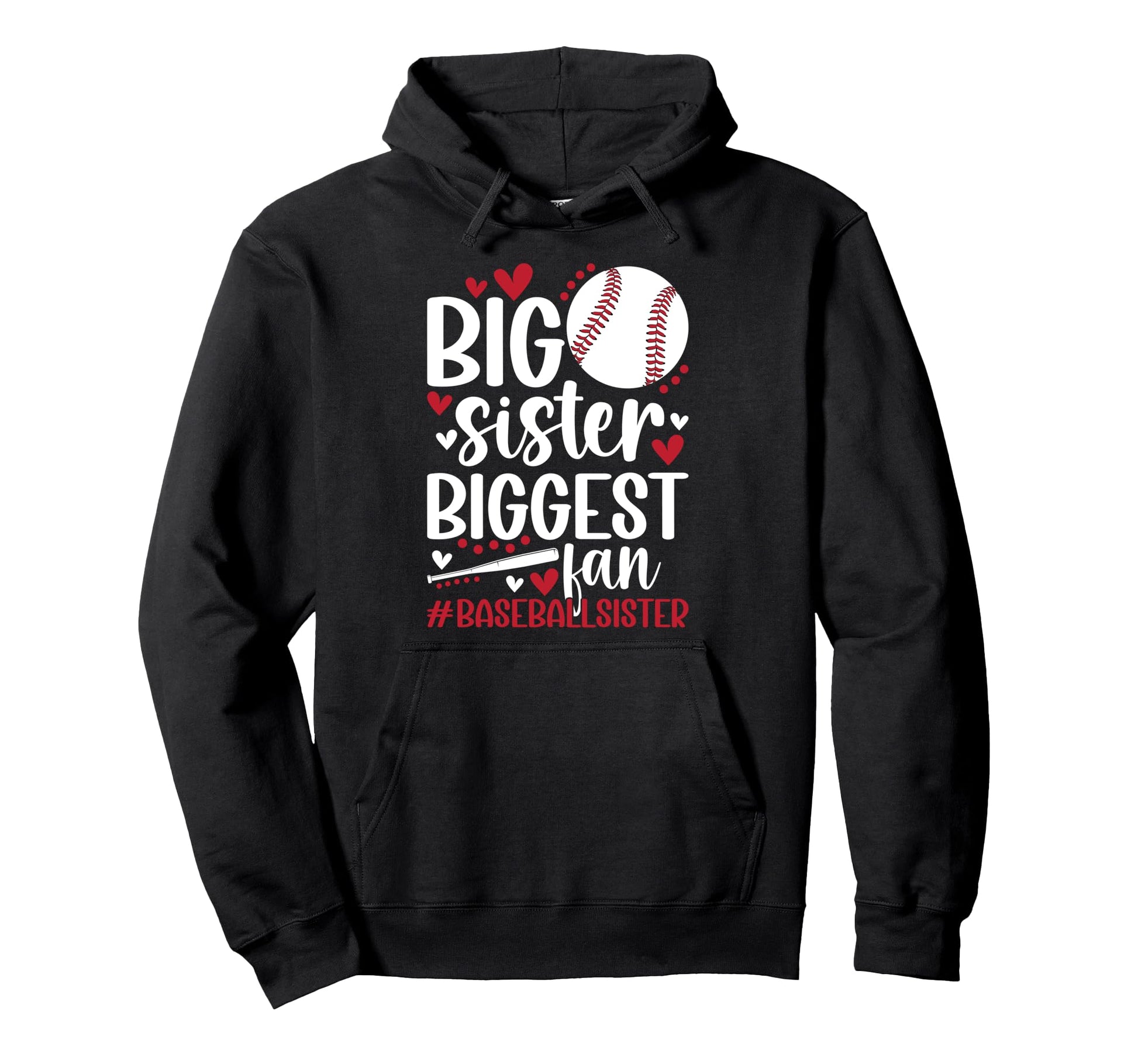 Baseball Big Sister Proud Big Sister Hoodie - Streetwear Style Unisex - T-Shirt, Sweatshirt, Hoodie