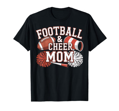 Football And Cheer Mom Rally Time T-Shirt - Casual Everyday Wear Unisex - T-Shirt, Sweatshirt, Hoodie