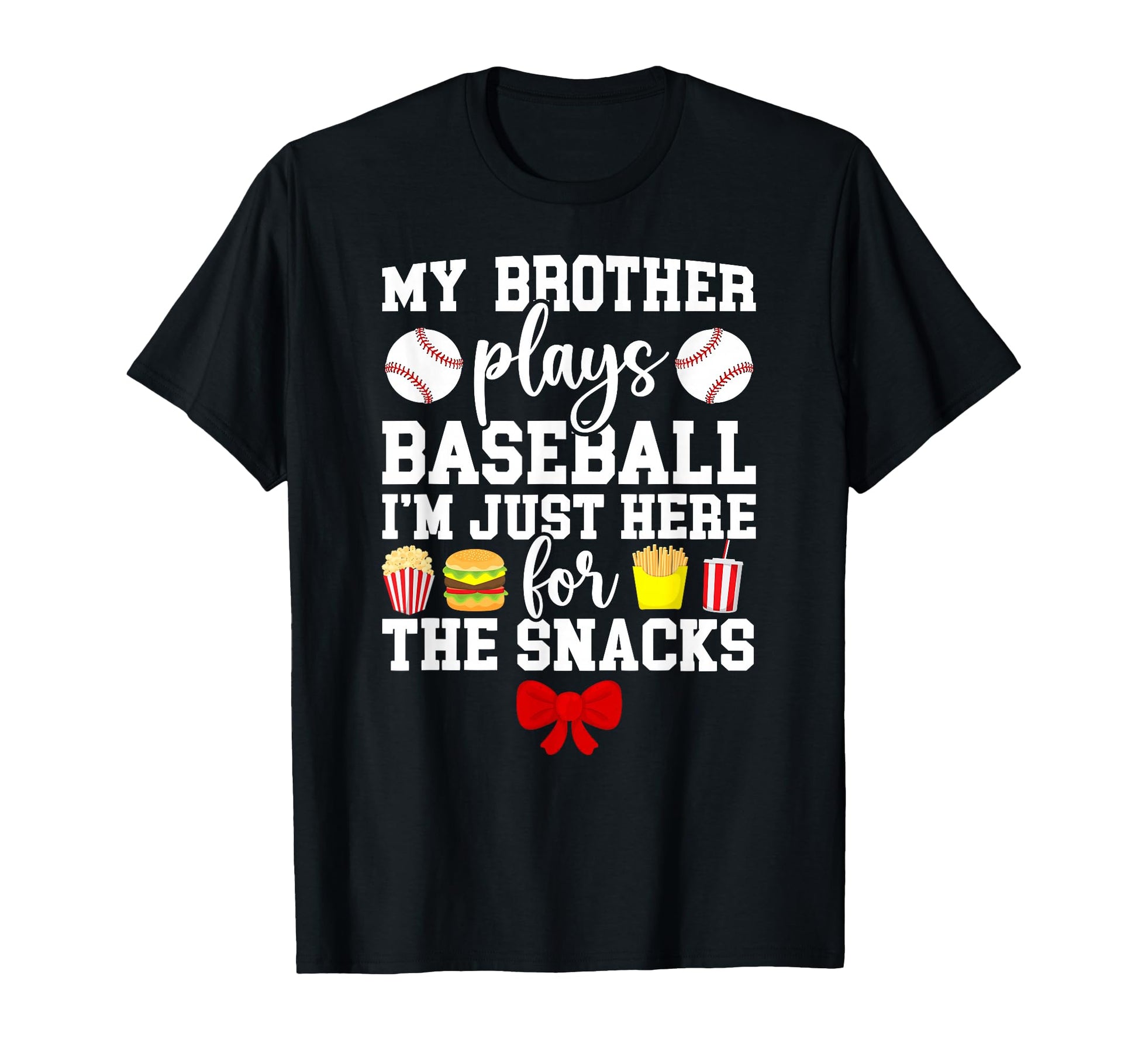 My Brother Plays Baseball Sister T-Shirt - Trendy Graphic Men Women - T-Shirt, Sweatshirt, Hoodie