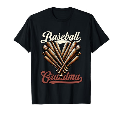 Baseball Grandma Granny Rookie Baseball T-Shirt - Streetwear Style Unisex - T-Shirt, Sweatshirt, Hoodie