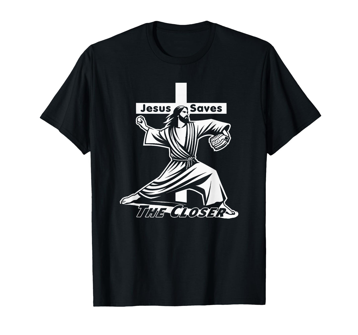 Baseball Christian Pitcher Christ T-Shirt - Streetwear Style Men Women - T-Shirt, Sweatshirt, Hoodie