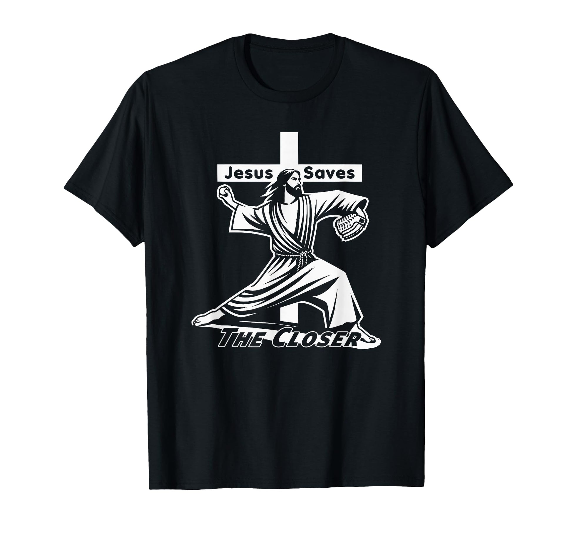 Baseball Christian Pitcher Christ T-Shirt - Streetwear Style Men Women - T-Shirt, Sweatshirt, Hoodie