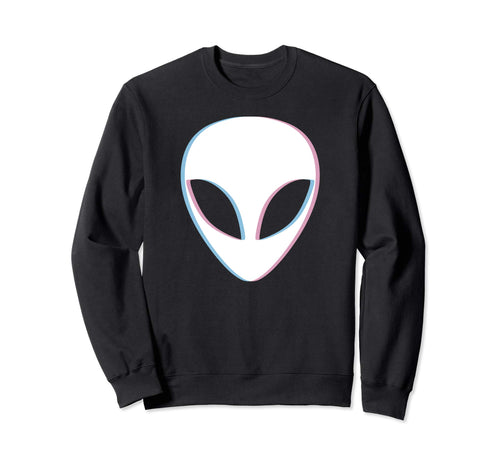 Alien Vaporwave Pastel Goth Sweatshirt - Casual Everyday Wear for Adults - T-Shirt, Sweatshirt, Hoodie