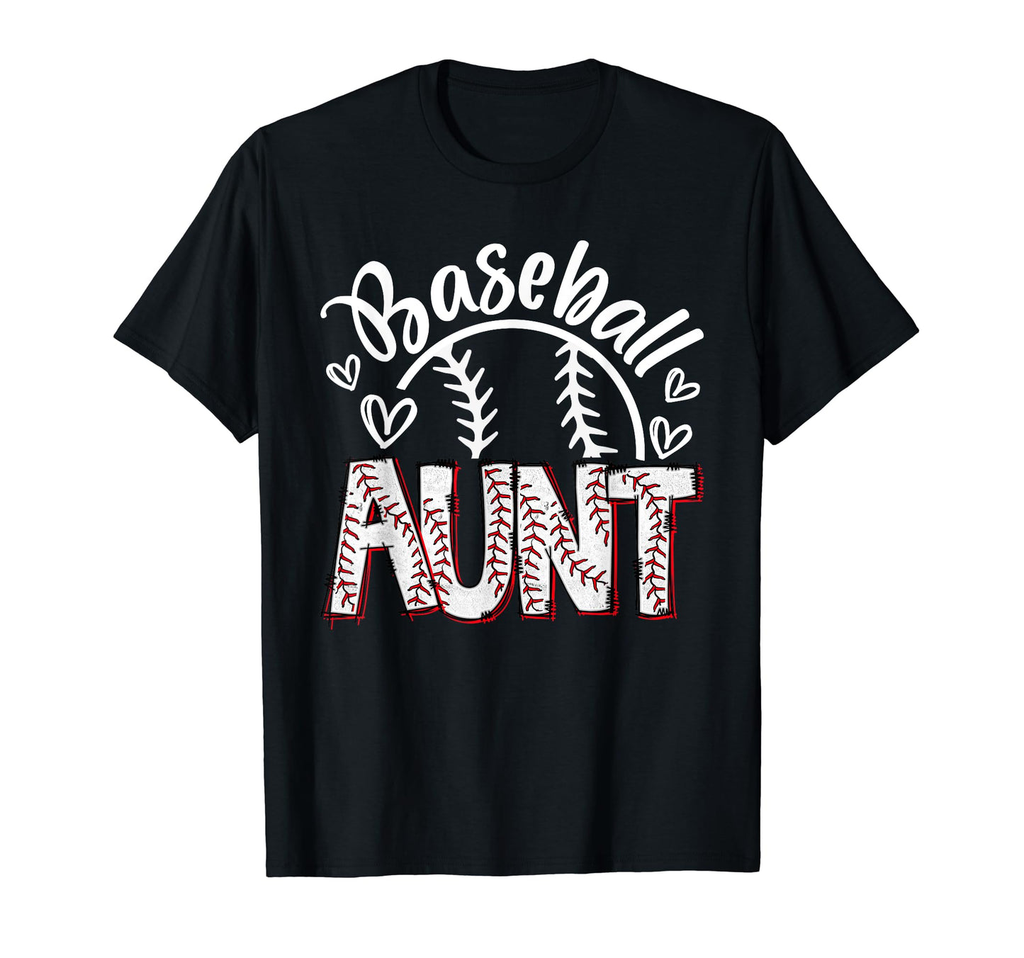 Baseball Aunt Baseball Proud Auntie T-Shirt - Unique Graphic Men Women - T-Shirt, Sweatshirt, Hoodie