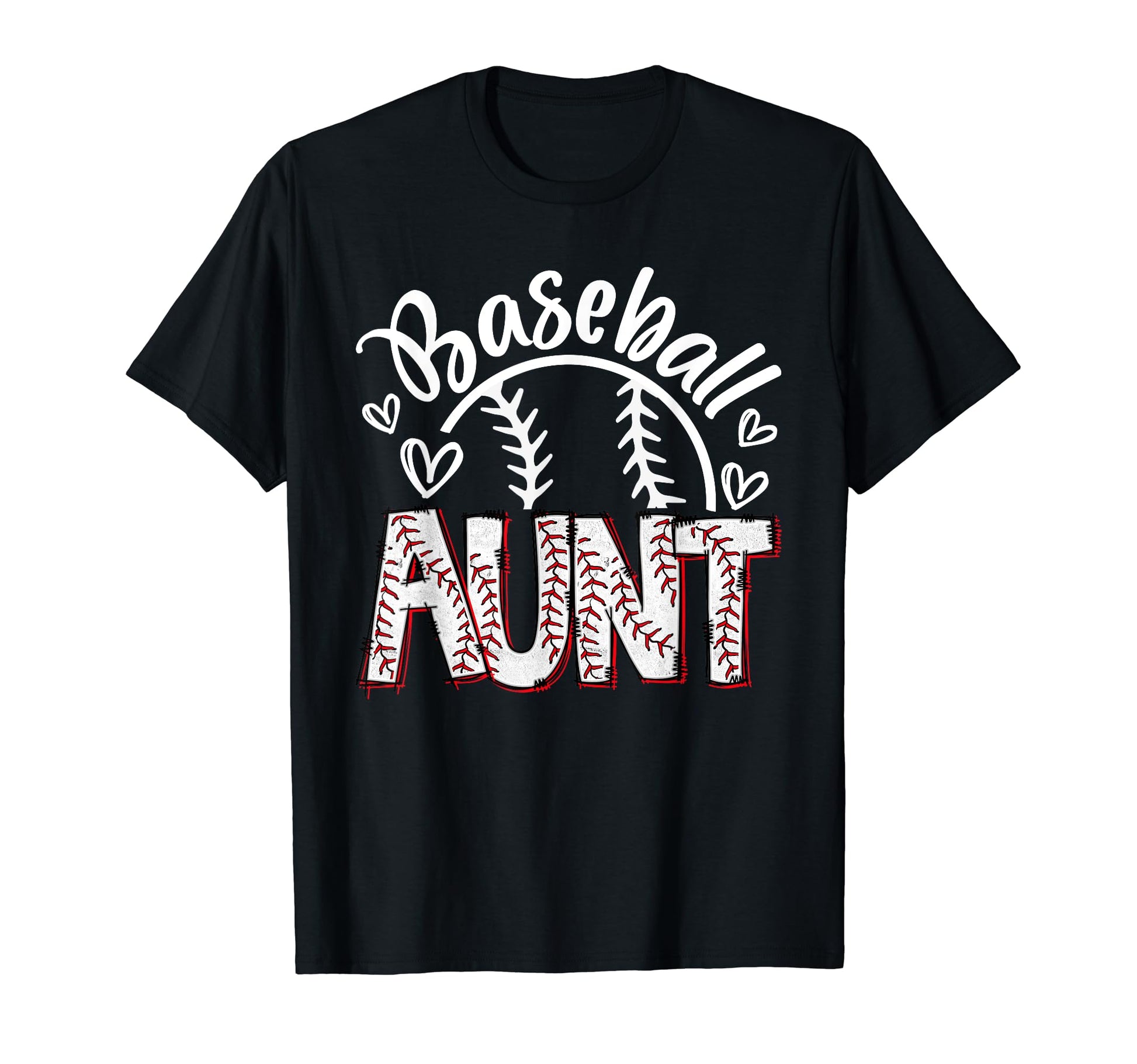 Baseball Aunt Baseball Proud Auntie T-Shirt - Unique Graphic Men Women - T-Shirt, Sweatshirt, Hoodie