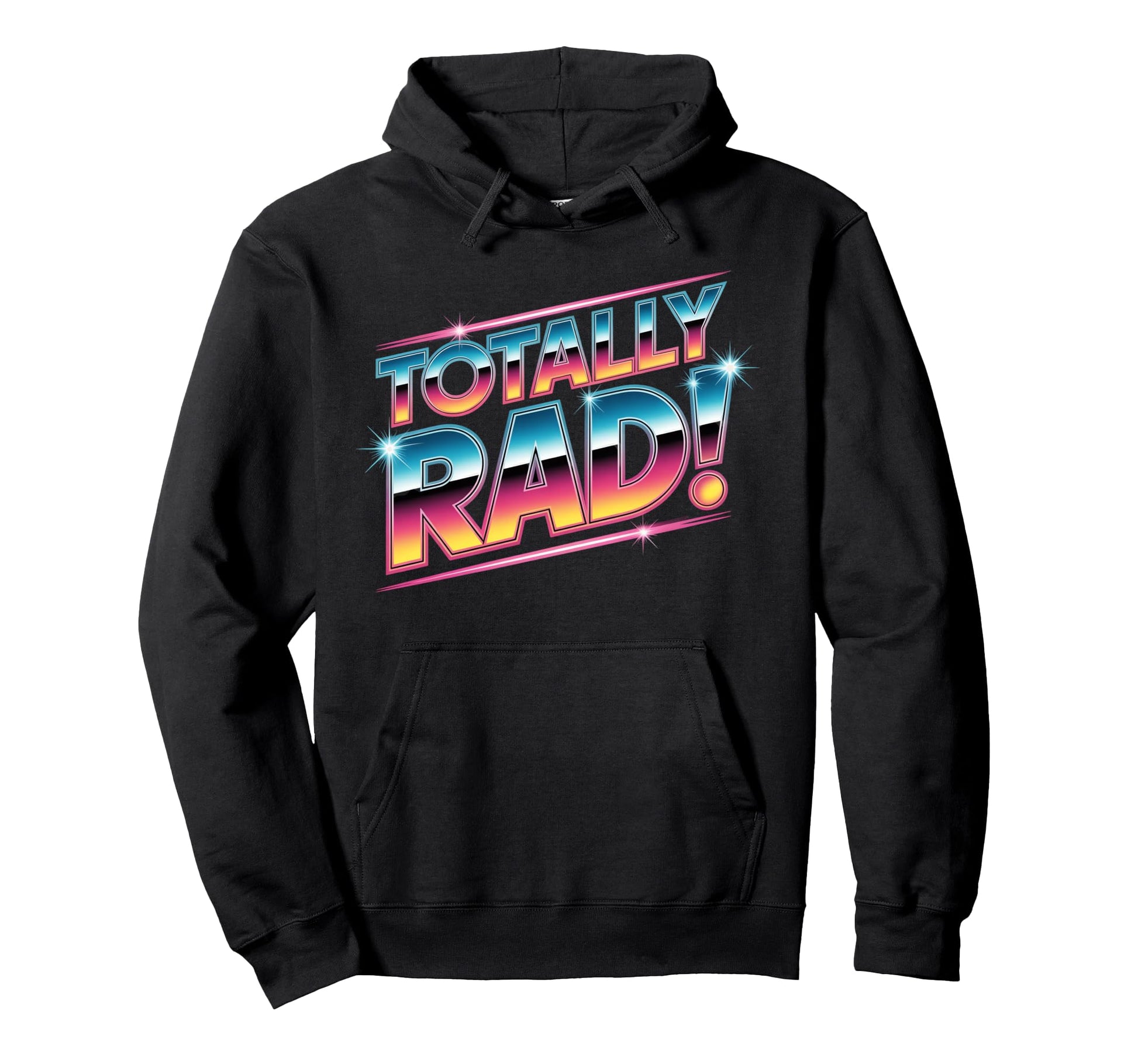 Totally Rad 80S Nostalgia Aesthetic Vibes Hoodie - Unique Graphic Unisex - T-Shirt, Sweatshirt, Hoodie