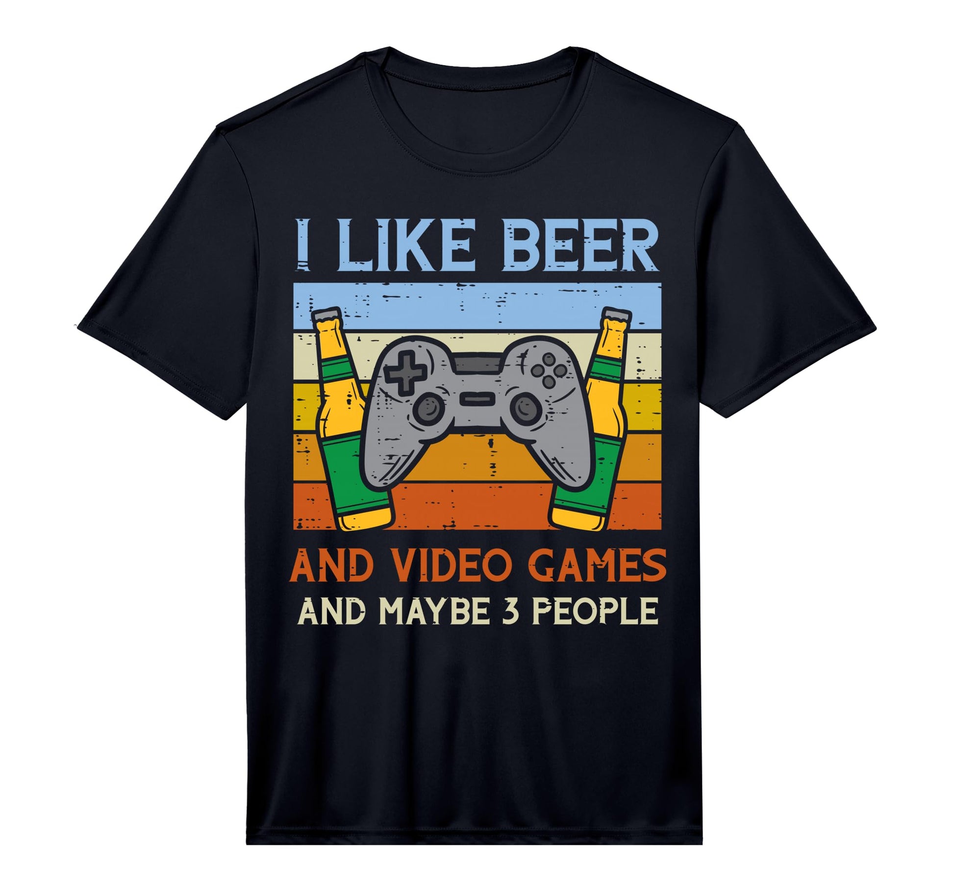Mens I Like Video Games And 3 People Funny T-Shirt - Unique Graphic Unisex - T-Shirt, Sweatshirt, Hoodie