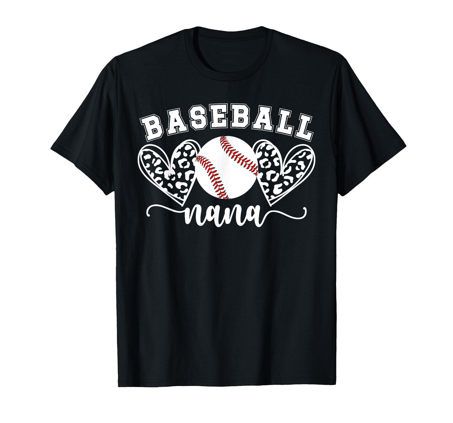 Baseball Nana Grandma Nana Baseball T-Shirt - Custom Art Print for Adults - T-Shirt, Sweatshirt, Hoodie