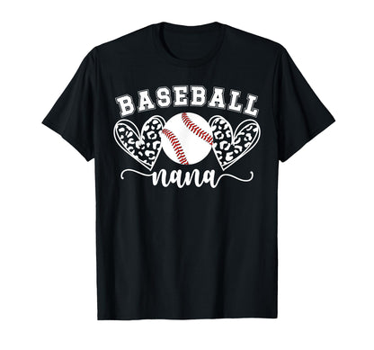 Baseball Nana Grandma Nana Baseball T-Shirt - Custom Art Print for Adults - T-Shirt, Sweatshirt, Hoodie