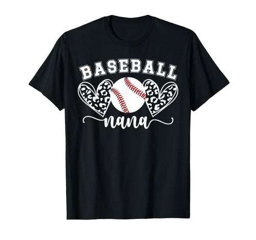 Baseball Nana Grandma Nana Baseball T-Shirt - Custom Art Print for Adults - T-Shirt, Sweatshirt, Hoodie