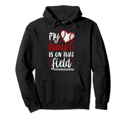 That Field Baseball Grandma Baseball Player Hoodie - Trendy Graphic Unisex - T-Shirt, Sweatshirt, Hoodie
