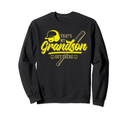Grandma Grandpa Baseball Thats Sweatshirt - Aesthetic Graphic for Adults - T-Shirt, Sweatshirt, Hoodie