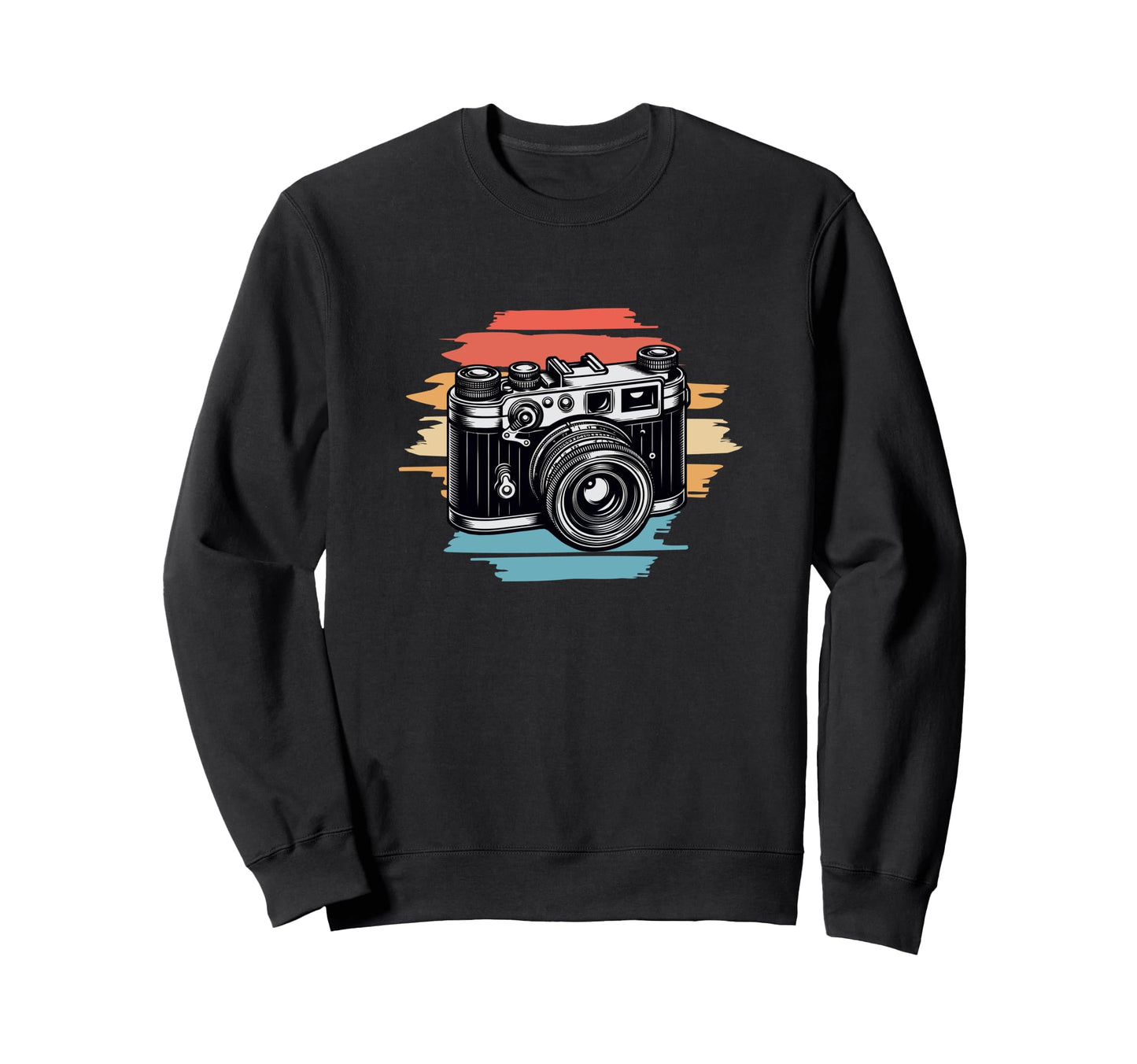 Photography Lovers Camera Sweatshirt - Custom Art Print Men Women - T-Shirt, Sweatshirt, Hoodie