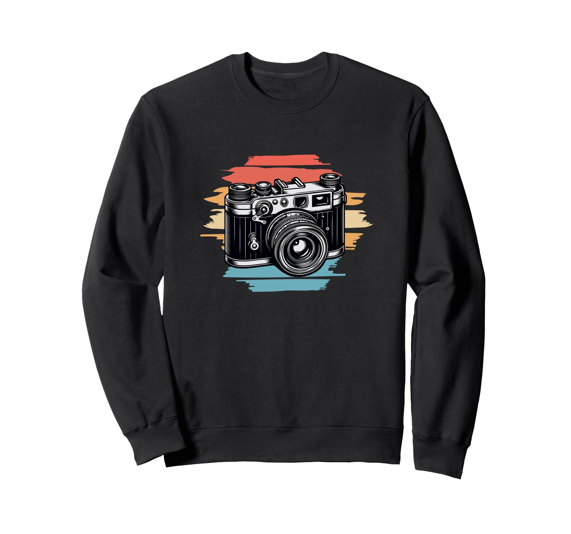 Photography Lovers Camera Sweatshirt - Custom Art Print Men Women - T-Shirt, Sweatshirt, Hoodie