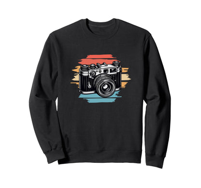 Photography Lovers Camera Sweatshirt - Custom Art Print Men Women - T-Shirt, Sweatshirt, Hoodie