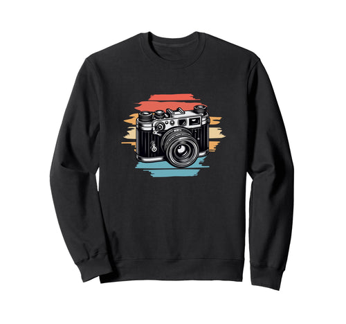 Photography Lovers Camera Sweatshirt - Custom Art Print Men Women - T-Shirt, Sweatshirt, Hoodie