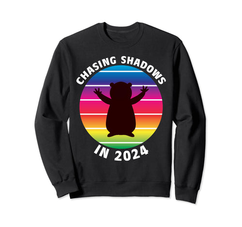 Groundhog Day 2024 Funny Rainbow Sweatshirt - Aesthetic Graphic Men Women - T-Shirt, Sweatshirt, Hoodie