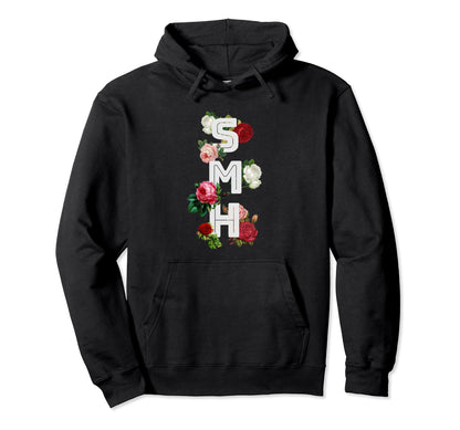 Smh 90S Aesthetic Roses Texting Meme Hoodie - Aesthetic Graphic Men Women - T-Shirt, Sweatshirt, Hoodie