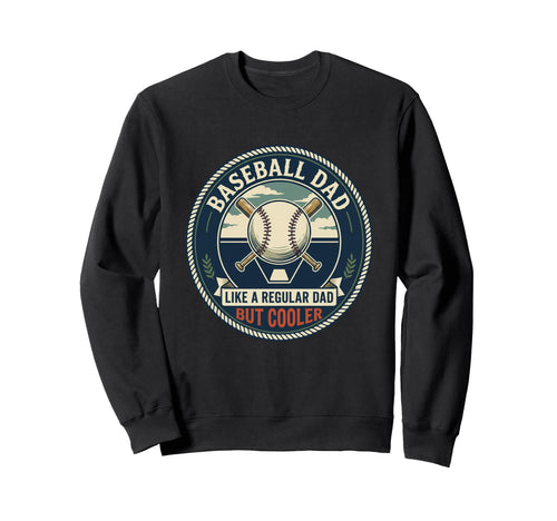 Baseball Dad Player Bat Ball League Sweatshirt - Custom Art Print Unisex - T-Shirt, Sweatshirt, Hoodie
