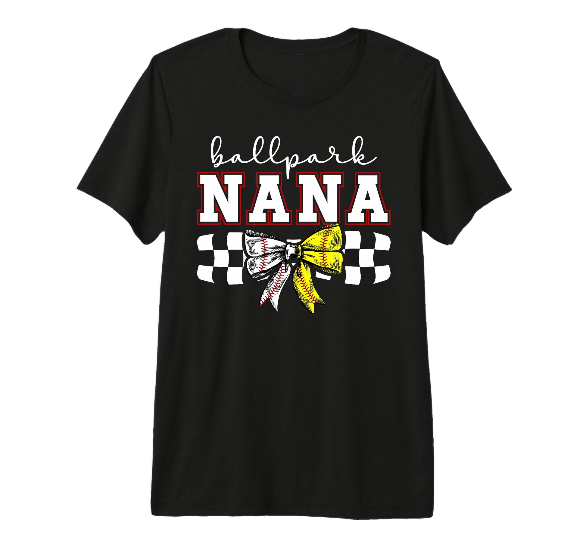 Ballpark Nana Softball Baseball Nana T-Shirt - Fun Novelty Design Unisex - T-Shirt, Sweatshirt, Hoodie