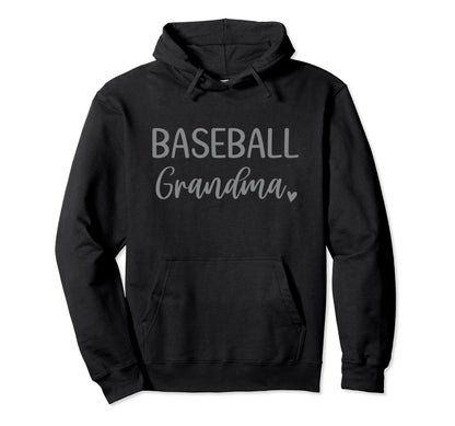 Baseball Grandma Trendy Womens Hoodie - Minimalist Print Unisex - T-Shirt, Sweatshirt, Hoodie