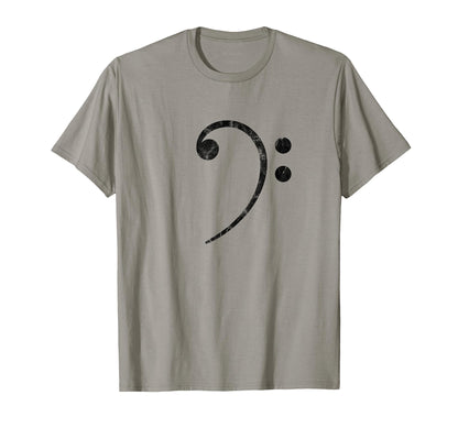 Bass Clef Music Symbol Bassist Bass T-Shirt - Streetwear Style for Adults - T-Shirt, Sweatshirt, Hoodie