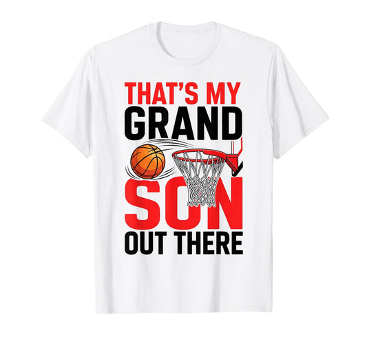 Proud Grandma Supporting Basketball T-Shirt - Streetwear Style for Adults - T-Shirt, Sweatshirt, Hoodie