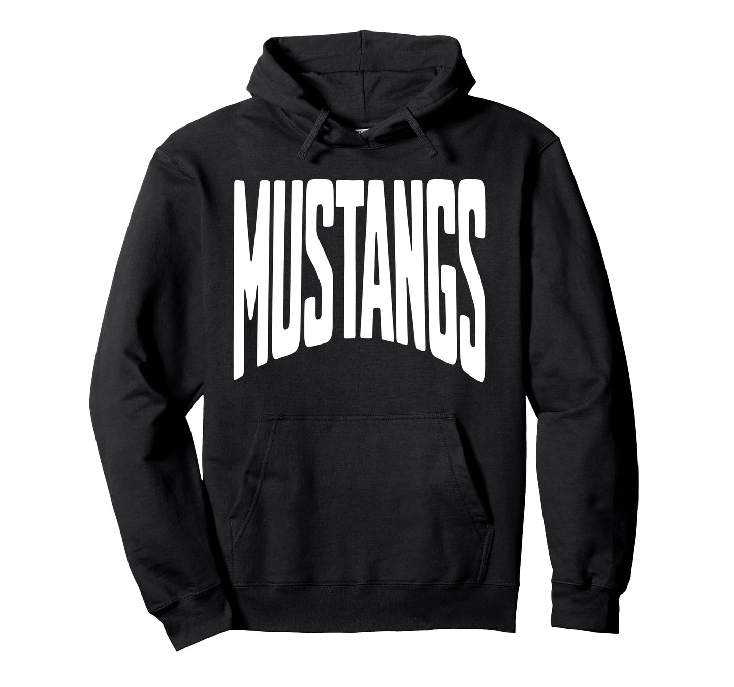 Mustangs Team Mascot School Spirit Game Hoodie - Novelty Apparel Unisex - T-Shirt, Sweatshirt, Hoodie