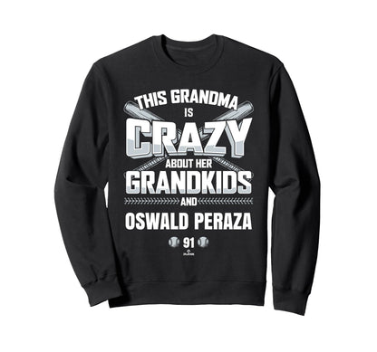Grandma Crazy Oswald Peraza New Sweatshirt - Fun Novelty Design Men Women - T-Shirt, Sweatshirt, Hoodie