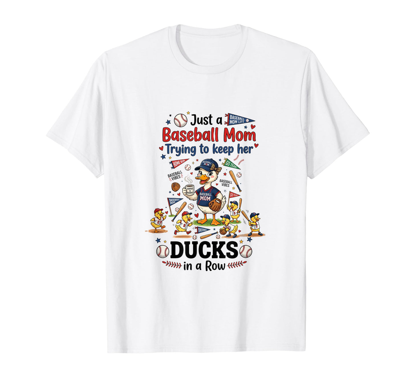 Funny Baseball Mom Baseball Mama T-Shirt - Graphic Print for Adults - T-Shirt, Sweatshirt, Hoodie