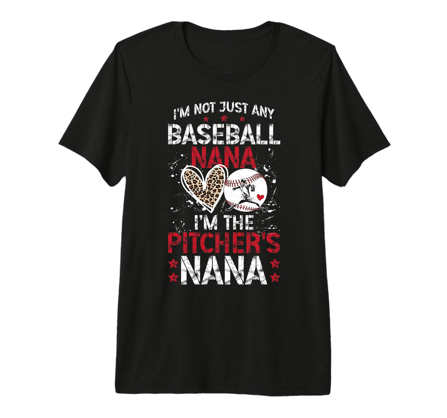 Im Baseball Pitcher Nana Baseball T-Shirt - Fun Novelty Design for Adults - T-Shirt, Sweatshirt, Hoodie