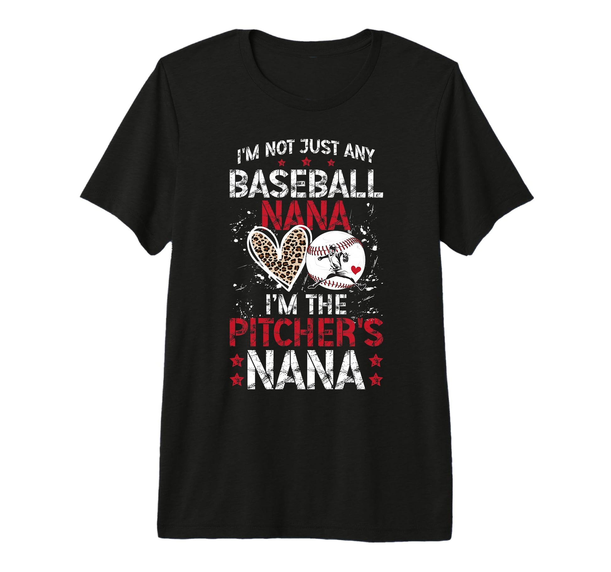 Im Baseball Pitcher Nana Baseball T-Shirt - Fun Novelty Design for Adults - T-Shirt, Sweatshirt, Hoodie